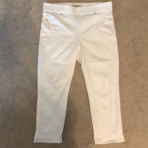 NWOT White Liverpool Petite Crop Jeans
